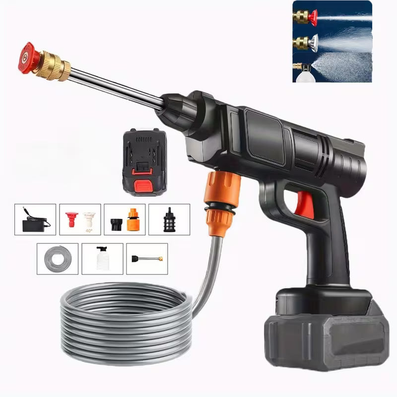 Hidrolavadora Portátil Inalámbrica 48V – Limpieza Potente en Cualquier Lugar